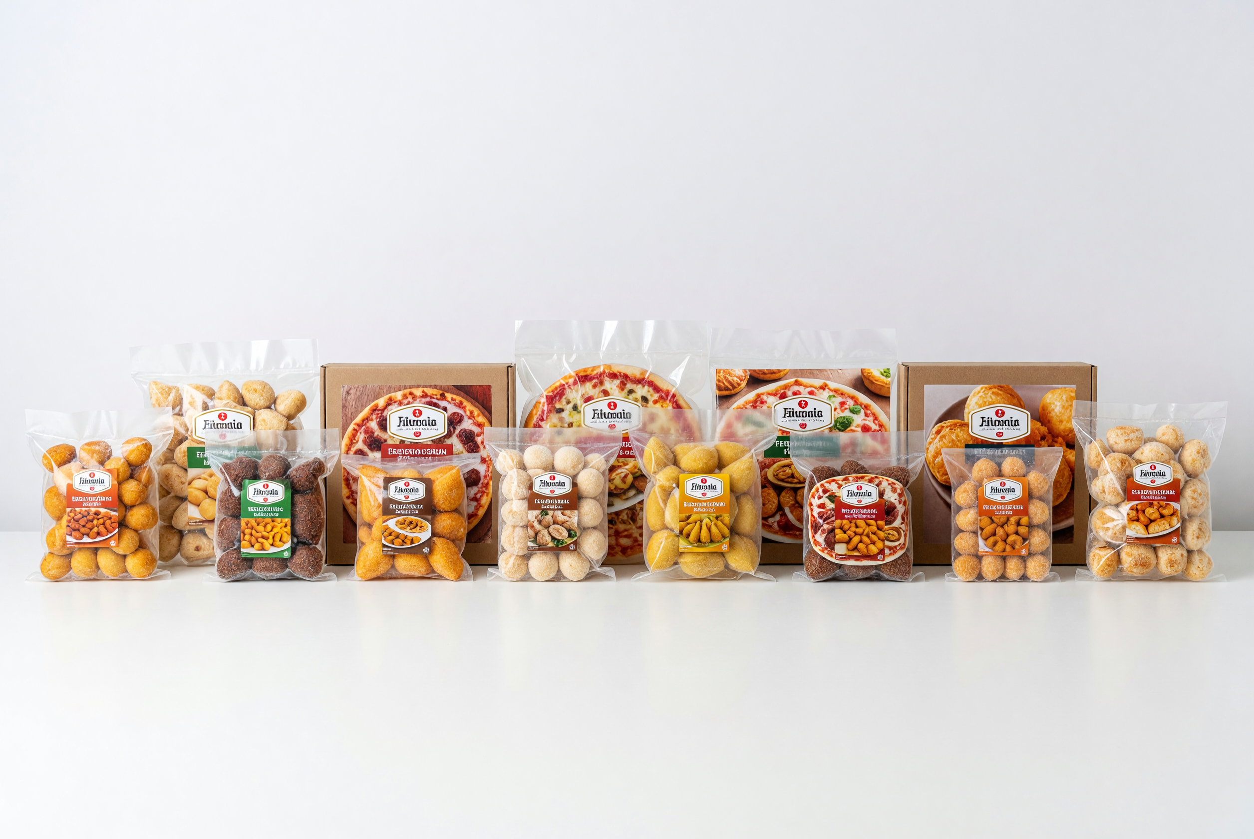 Produtos embalados com marca própria